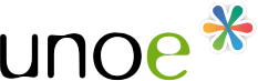 Logotipo de Uno-e Logotipo de Uno-e